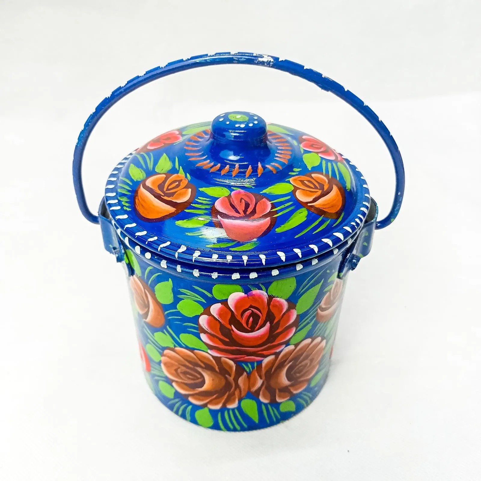 Truck Art Milk Bucket (Size : 14cmx11cm) - Image 3