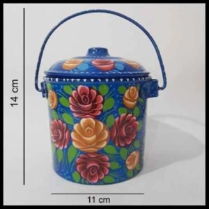 Truck Art Milk Bucket (Size : 14cmx11cm)