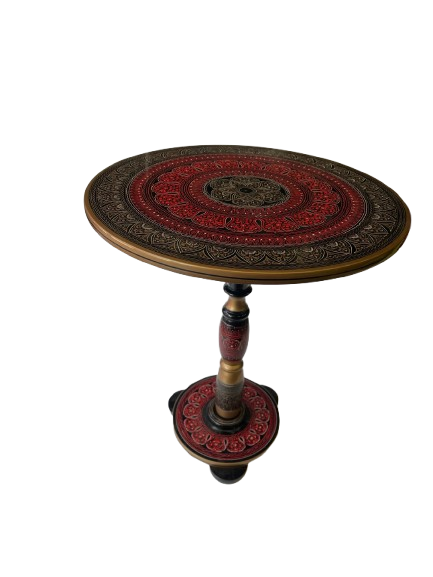 Naqsheen Coffee Table (D:43 cm | H:46 cm) - Image 4