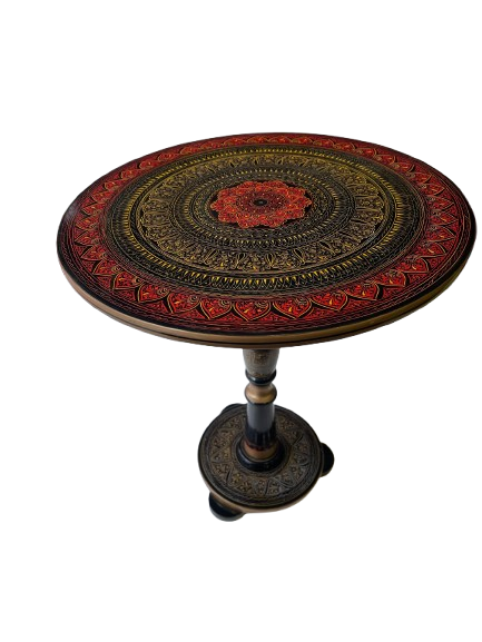 Naqsheen Coffee Table (D:43 cm | H:46 cm) - Image 8