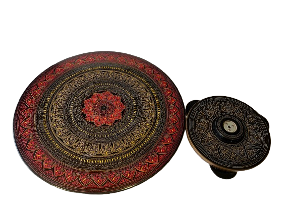 Naqsheen Coffee Table (D:43 cm | H:46 cm) - Image 12