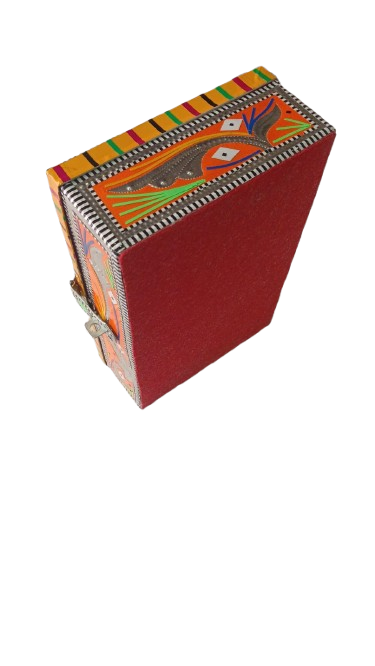 Chamakpatti Box: Real Truck Art Design for Storage and Decoration (W-25, H-17cm) - Image 8