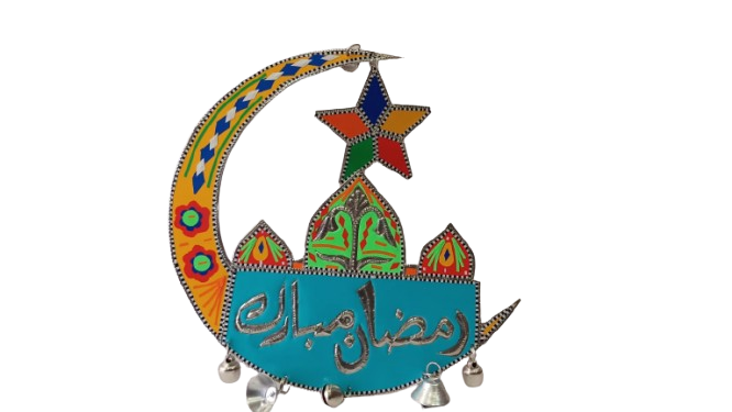 Chamakpatti Ramadan Mubarak Wall Hanging – Crescent & Star Design - Image 3