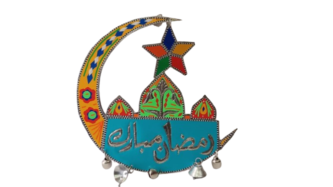 Chamakpatti Ramadan Mubarak Wall Hanging – Crescent & Star Design - Image 6