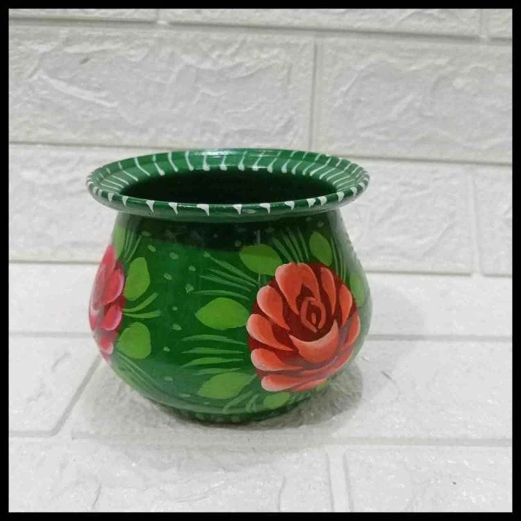 Truck Art Pot Set/Pakistani Hand Painted Matki Set/Truck Art Pakistan Home Decoration Handi Set/Pakistani Handicraft/Best Gift Item (3 pcs) - Image 3