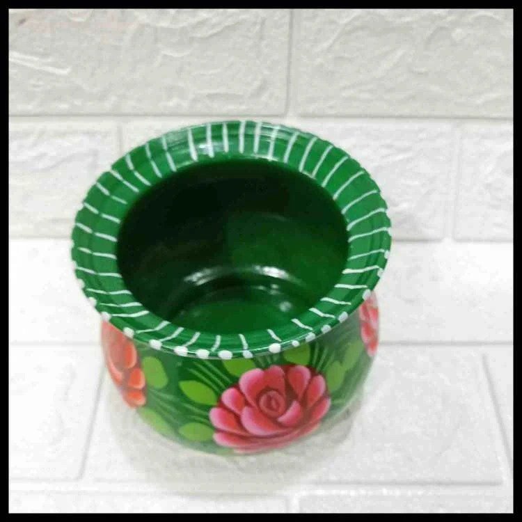 Truck Art Pot Set/Pakistani Hand Painted Matki Set/Truck Art Pakistan Home Decoration Handi Set/Pakistani Handicraft/Best Gift Item (3 pcs) - Image 4