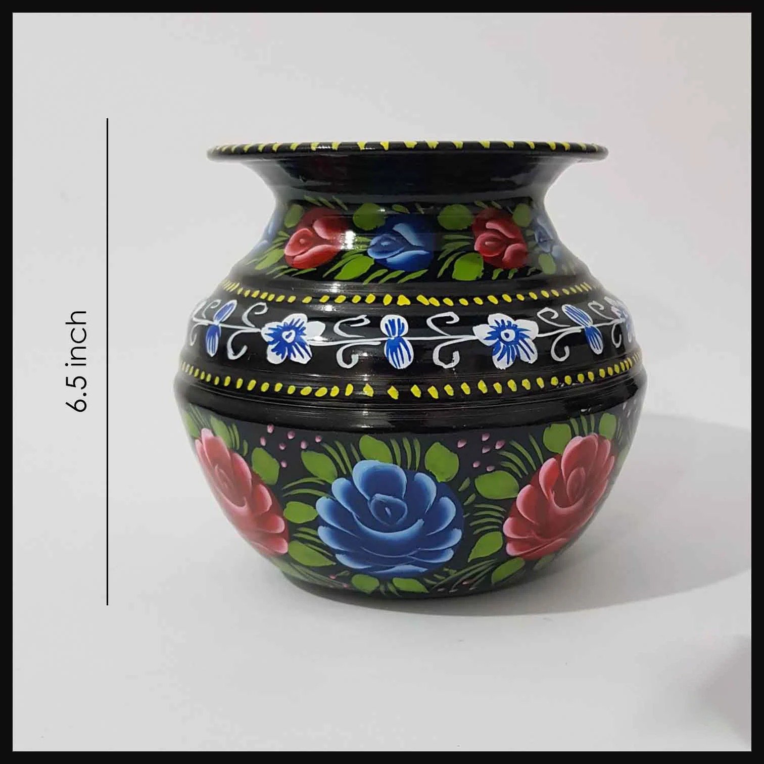 Truck Art Pot Set/Pakistani Hand Painted Matki Set/Truck Art Pakistan Home Decoration Handi Set/Pakistani Handicraft/Best Gift Item (3 pcs) - Image 5