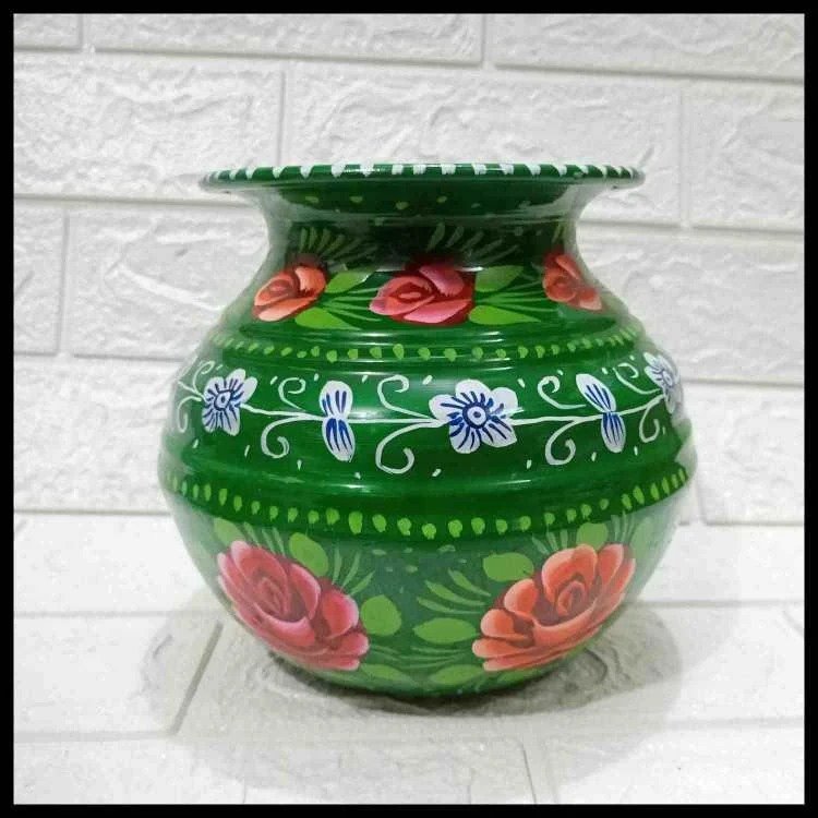 Truck Art Pot Set/Pakistani Hand Painted Matki Set/Truck Art Pakistan Home Decoration Handi Set/Pakistani Handicraft/Best Gift Item (3 pcs) - Image 6