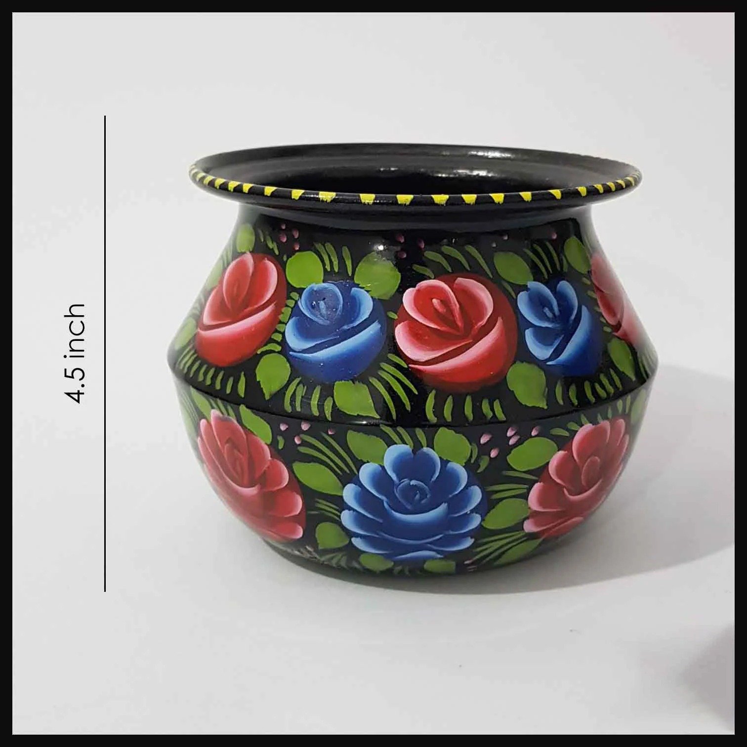 Truck Art Pot Set/Pakistani Hand Painted Matki Set/Truck Art Pakistan Home Decoration Handi Set/Pakistani Handicraft/Best Gift Item (3 pcs) - Image 6