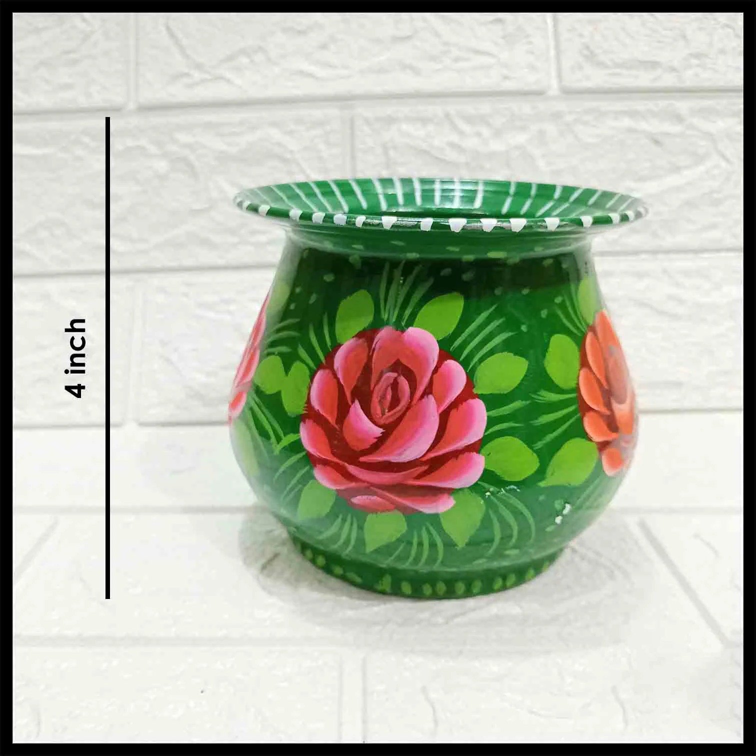 Truck Art Pot Set/Pakistani Hand Painted Matki Set/Truck Art Pakistan Home Decoration Handi Set/Pakistani Handicraft/Best Gift Item (3 pcs) - Image 9