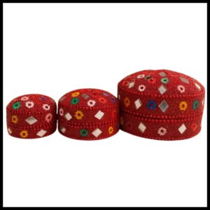 Handcrafted Decorative Bajri Box – Set of 3