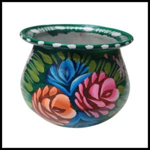 Truck Art Mutki – Hand-Painted Decorative Pot (10cm) | Traditional Pakistani Art for Home Décor & Gifts
