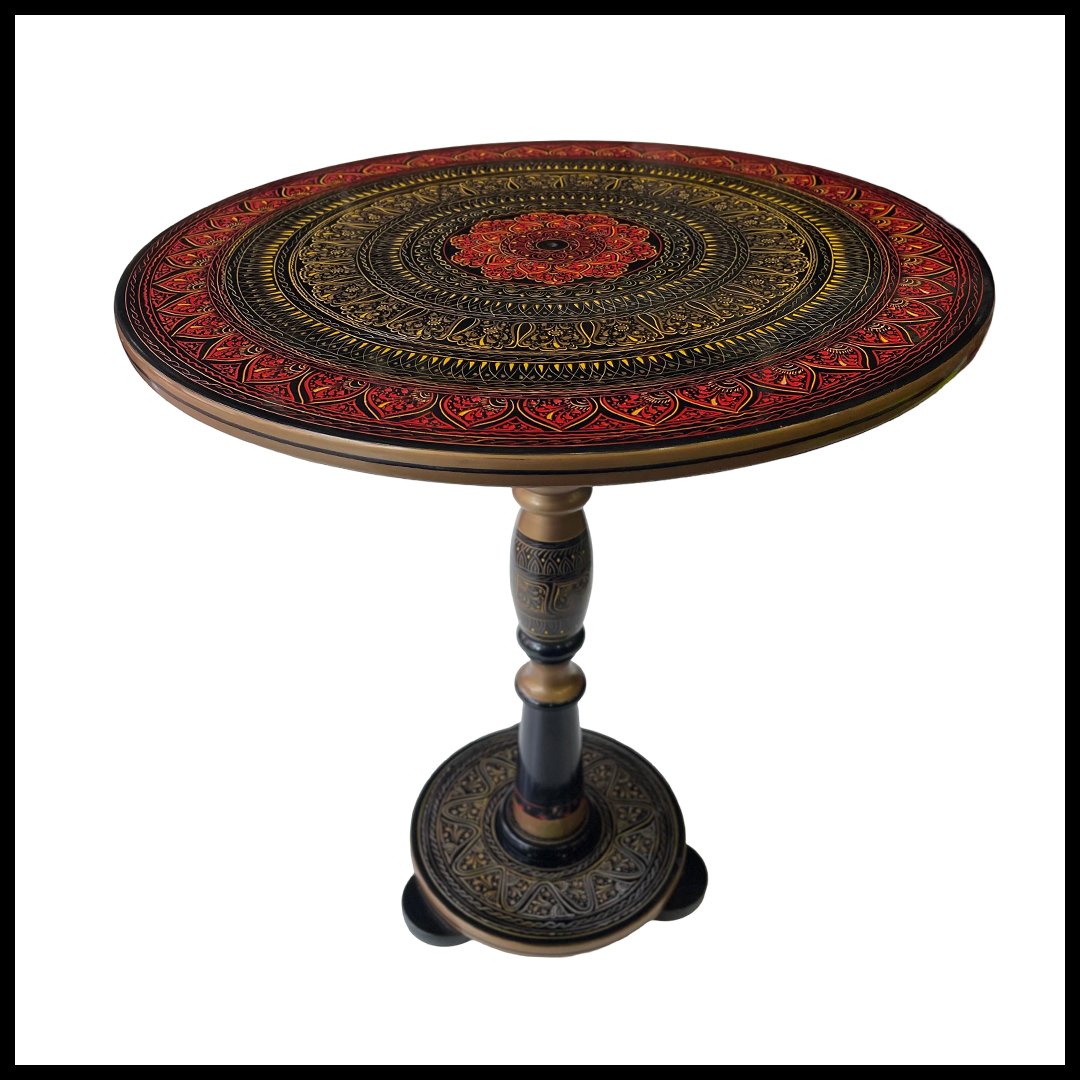 Naqsheen Coffee Table (D:43 cm | H:46 cm) - Image 2