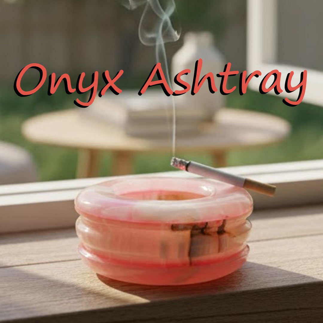 Onyx Ash Tray (Size : 10 cm)
