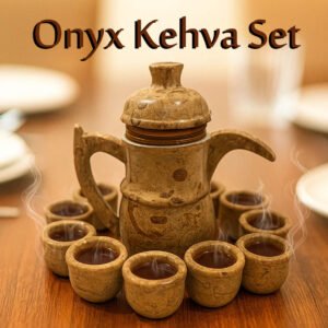 Elegant Onyx Kehva Set – Timeless Luxury for Your Table
