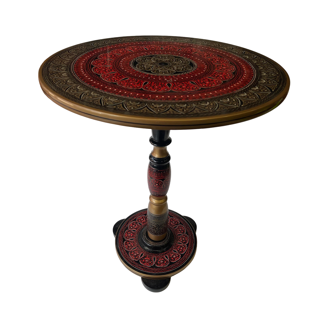 Naqsheen Coffee Table (D:43 cm | H:46 cm) - Image 17