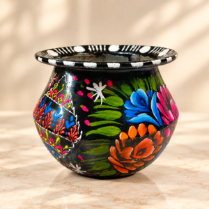 Truck Art Mutki – Hand-Painted Decorative Pot (11.5cm) | Traditional Pakistani Art for Home Décor & Gifts