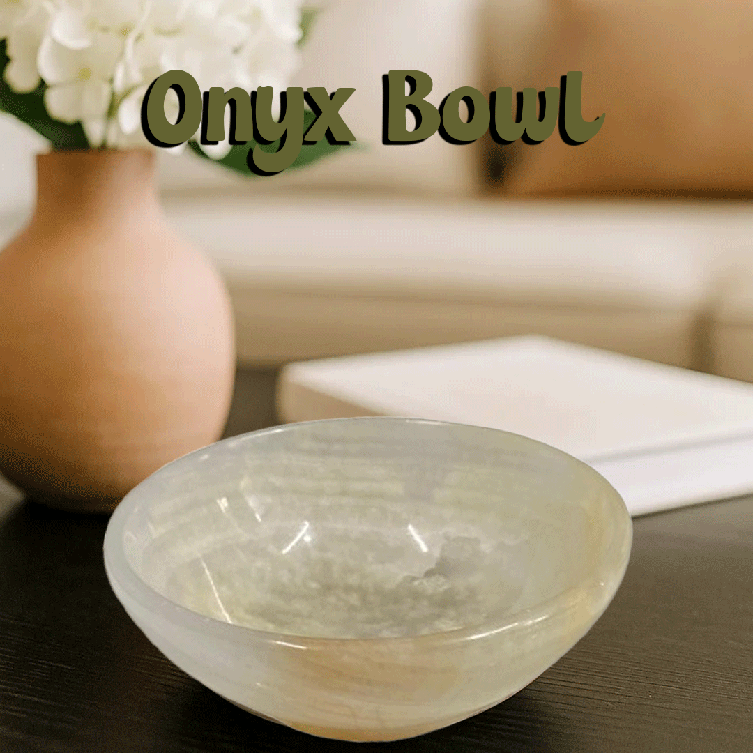 Onyx Bowl for Home Décor Size 4-inch - Image 2