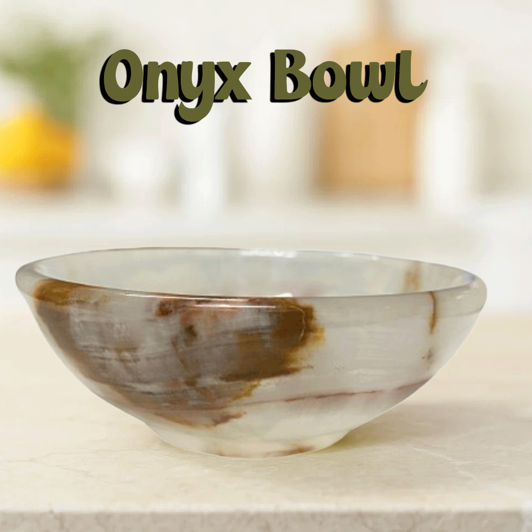 Onyx Bowl for Home Décor Size 4-inch - Image 2