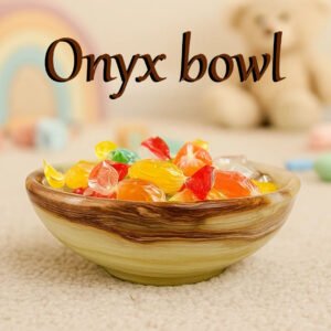 Onyx Bowl for Home Décor Size 5-inch