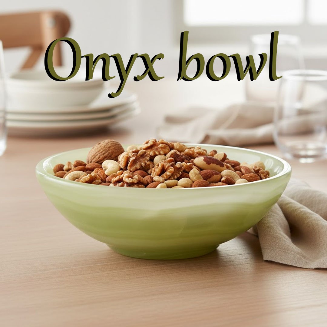 Onyx Bowl for Home Décor Size 4-inch