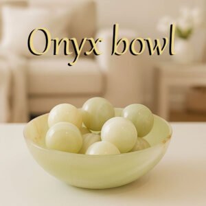 Onyx Bowl for Home Décor Size 5-inch