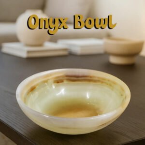 Onyx Bowl for Home Décor Size 5-inch