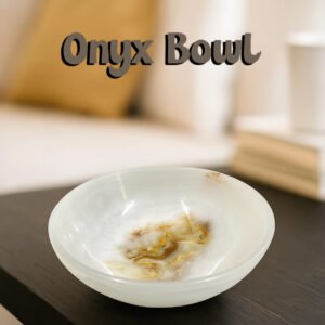 Onyx Bowl for Home Décor Size 5-inch