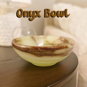 Onyx Bowl for Home Décor Size 5-inch