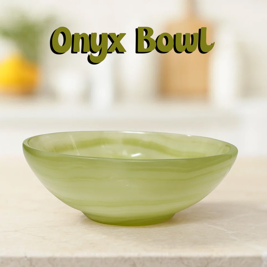 Onyx Bowl for Home Décor Size 5-inch - Image 2