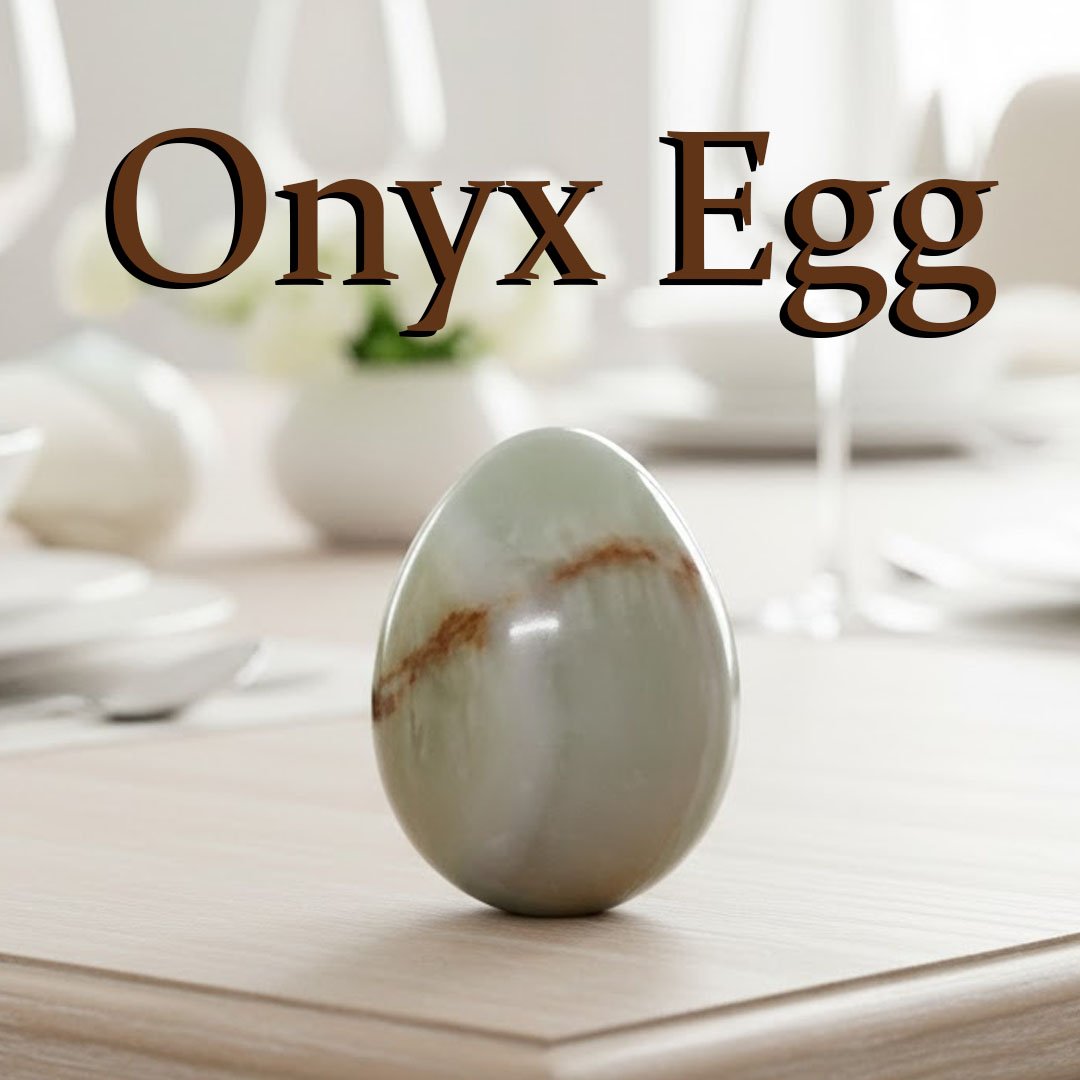 Onyx Egg/Pakistani Handcrafted Marble Egg