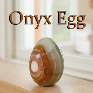 Onyx Egg/Pakistani Handcrafted Marble Egg