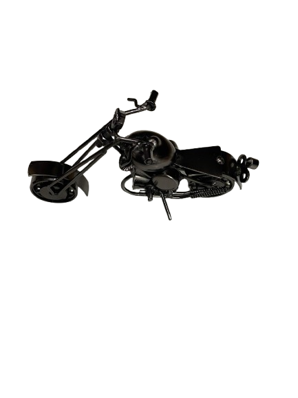 Handcrafted Vintage Metal Motorcycle size : 15cm - Image 8