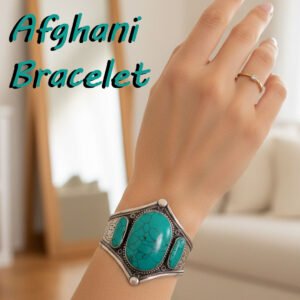 Afghani Bracelet With Artificial Stone