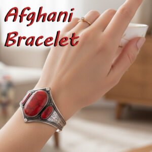 Afghani Bracelet With Artificial Stone