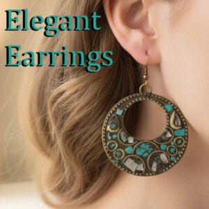 Elegant Handcrafted Earrings – Sparkle with Timeless Style (Copy)
