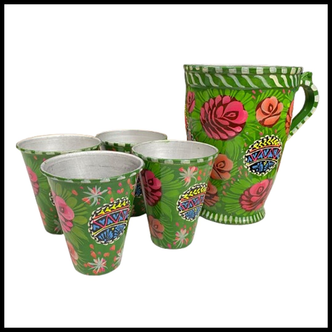 Truck Art Drinkware Set (5 pcs) - Image 3