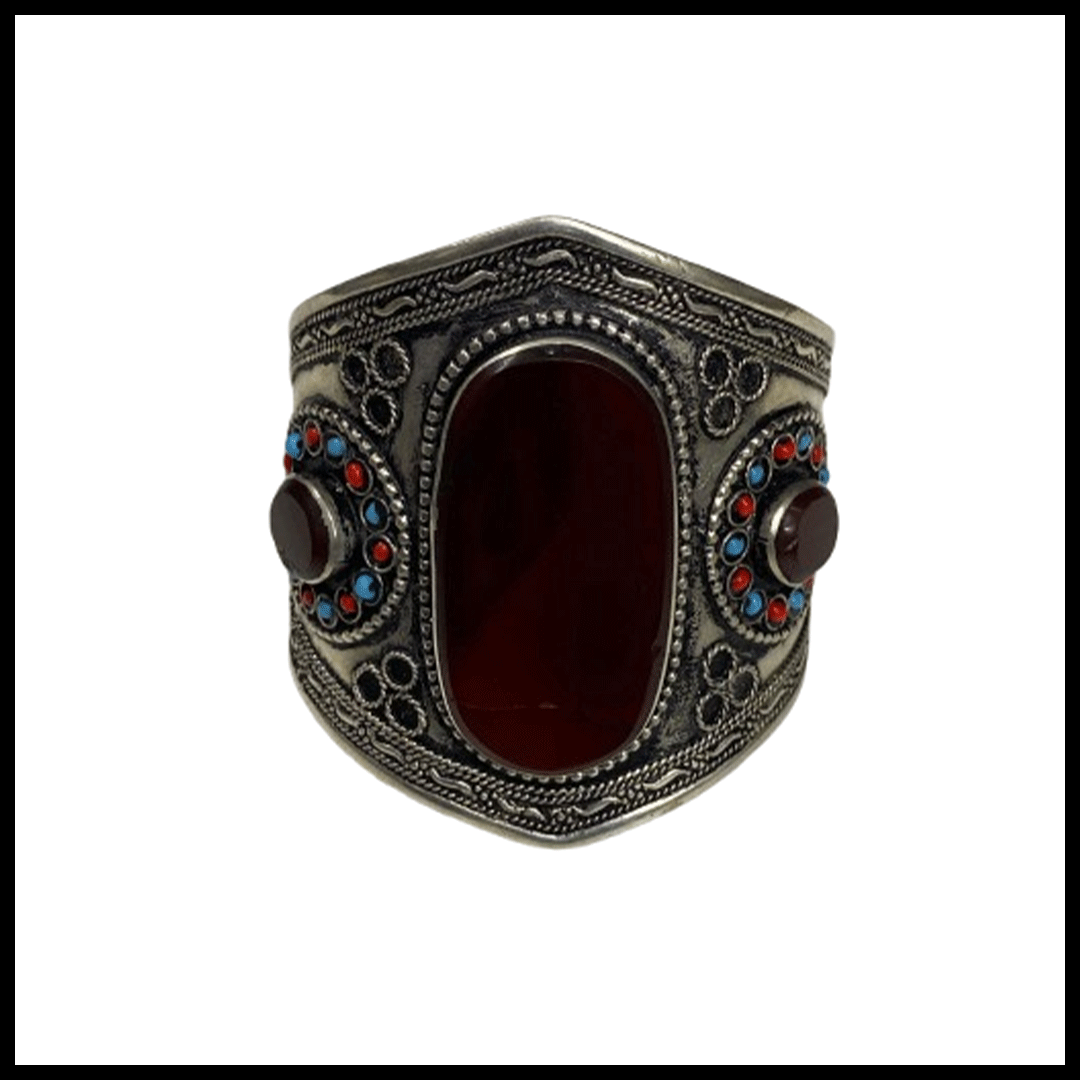 Afghani Bracelet With Artificial Stone - Image 2