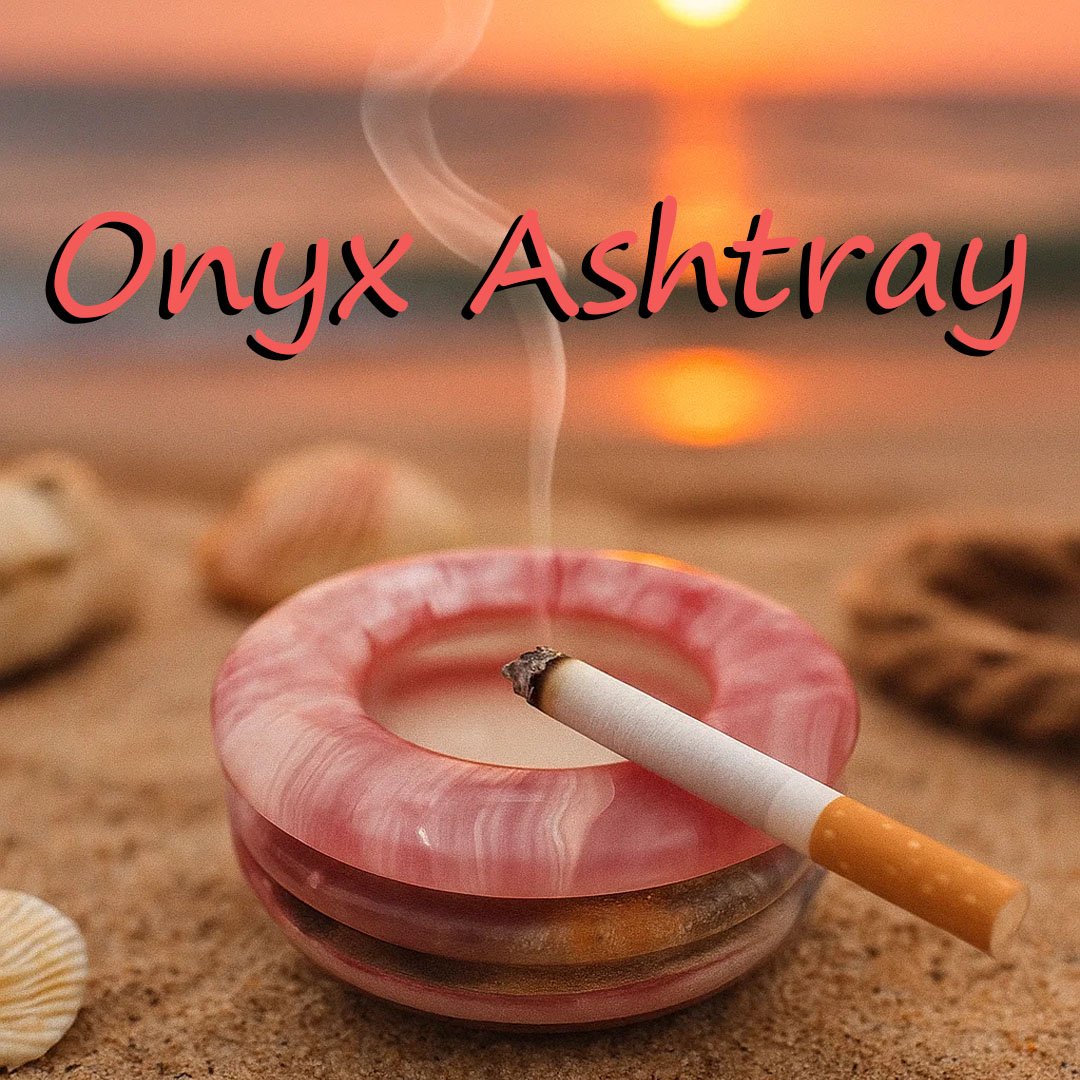 Onyx Ash Tray (Size : 10 cm)