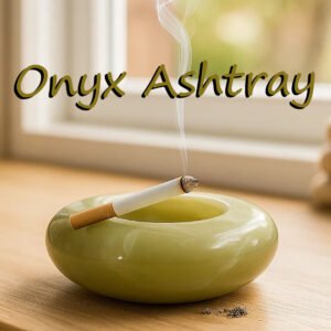 Onyx Ash Tray (Size : 12 cm)