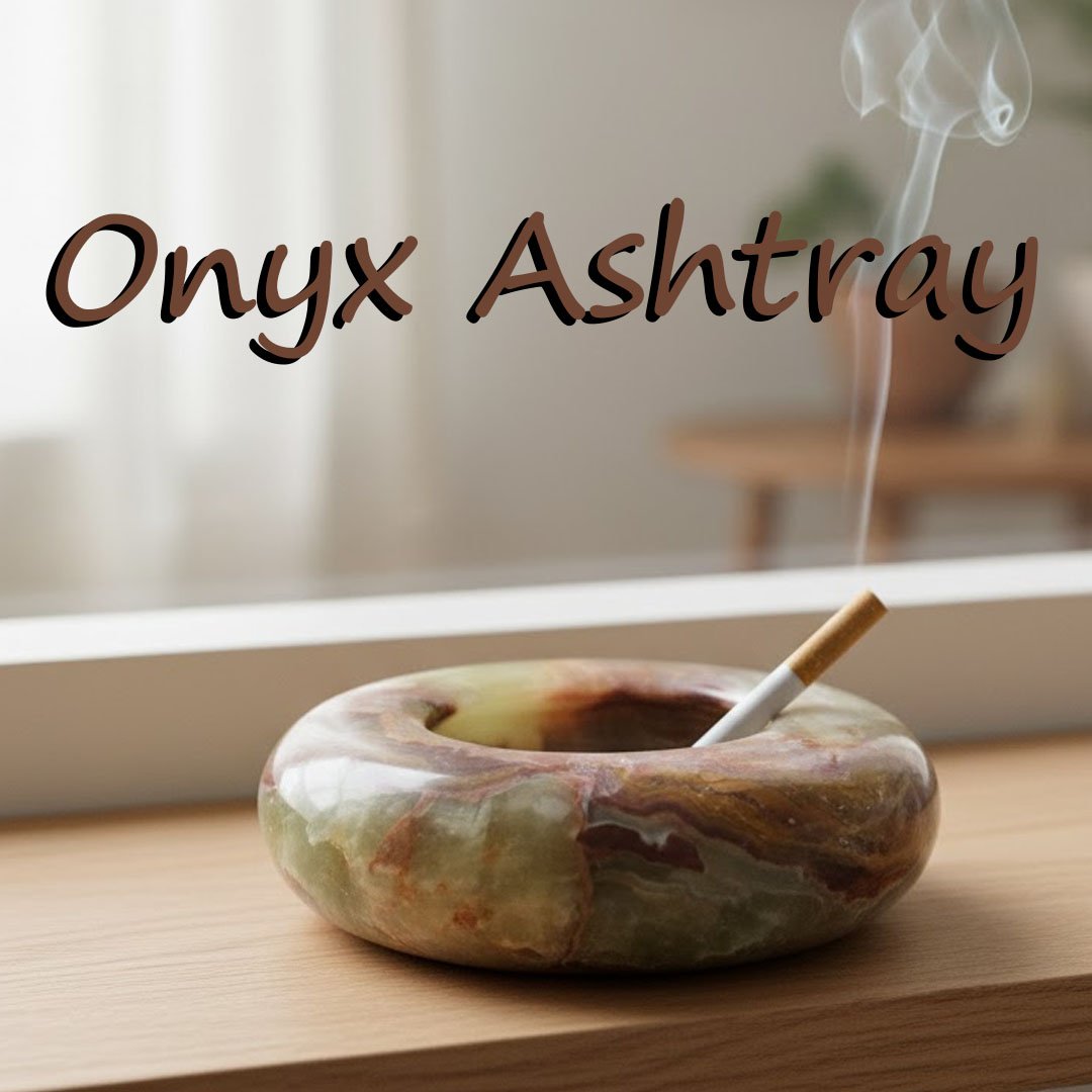 Onyx Ash Tray (Size : 12 cm)