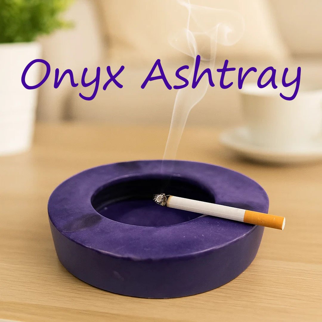 Onyx Ash Tray (Size : 10 cm)