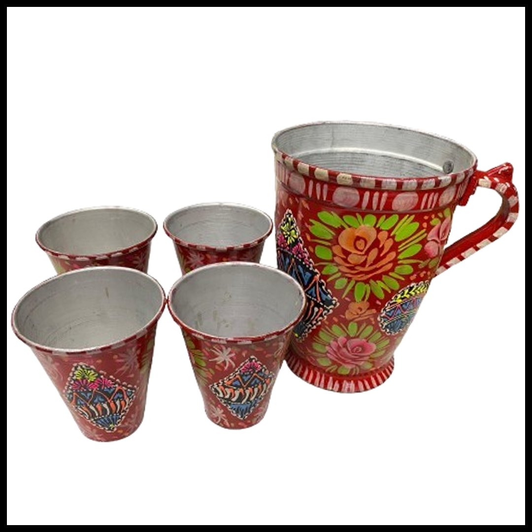 Truck Art Drinkware Set (5 pcs) - Image 3