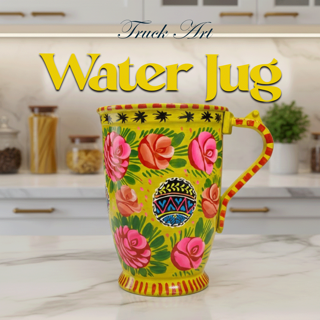 Truck Art Water Jug (H-20cm/Capacity 2 Litre)