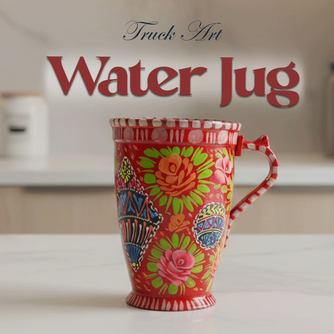 Truck Art Water Jug (H-20cm/Capacity 2 Litre)