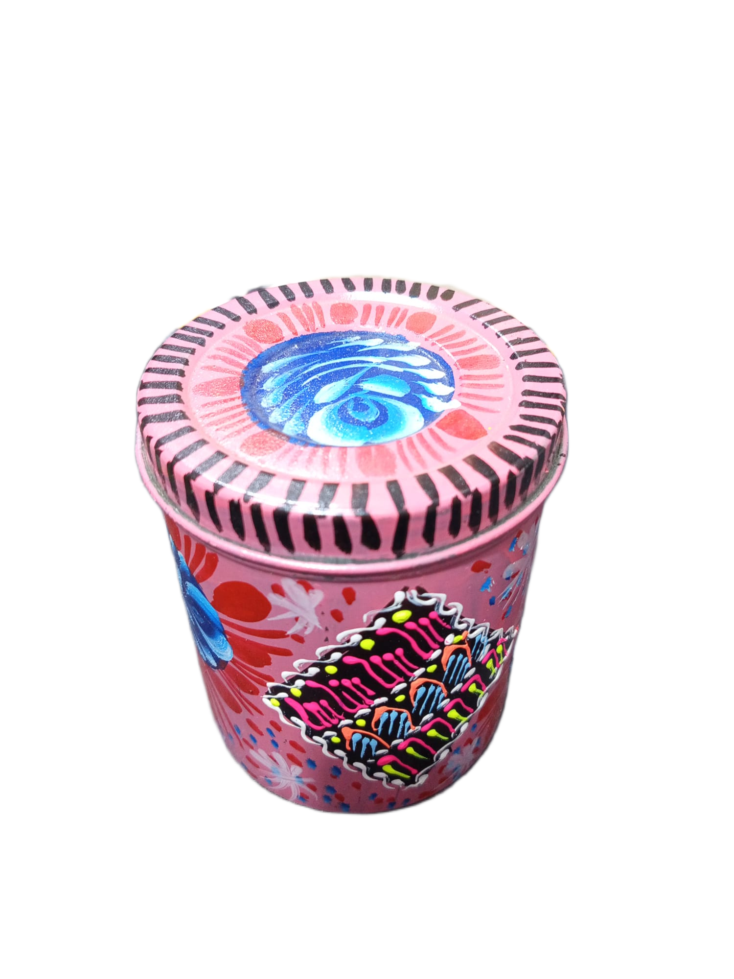 Truck Art Masala Box – Traditional Pakistani Spice Storage (H-4.5 Inch) - Image 8