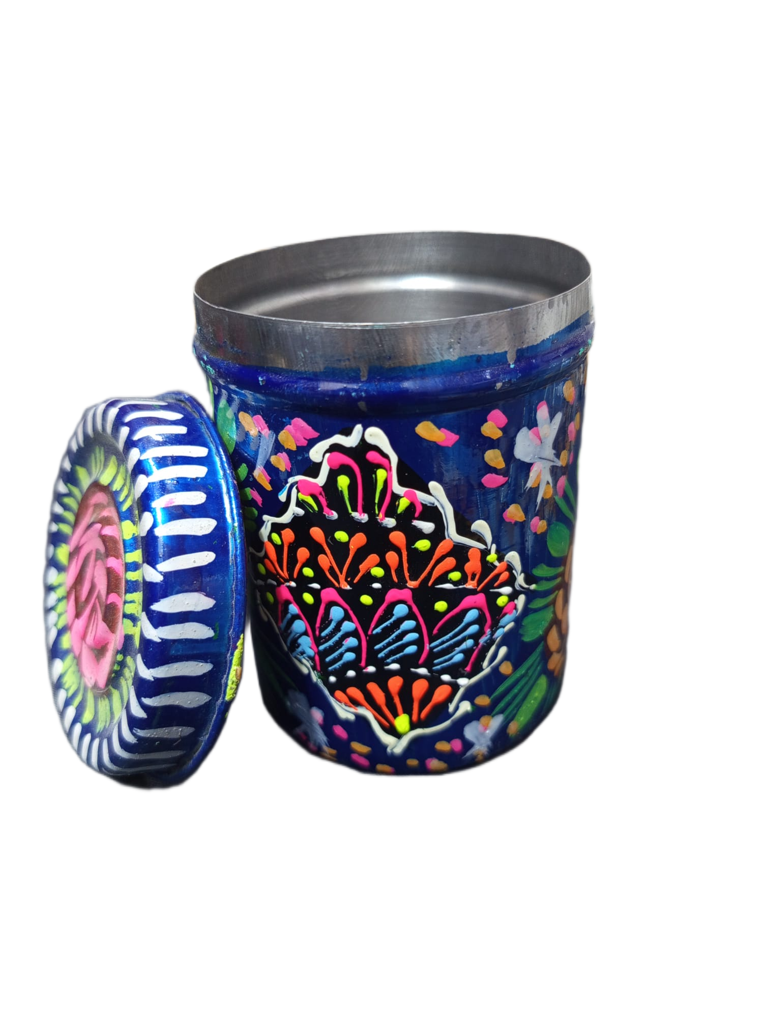 Truck Art Masala Box – Traditional Pakistani Spice Storage (H-4.5 Inch) - Image 6