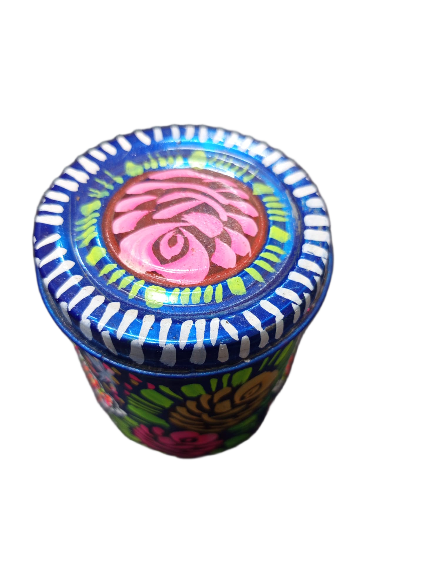 Truck Art Masala Box – Traditional Pakistani Spice Storage (H-4.7 Inch) - Image 4