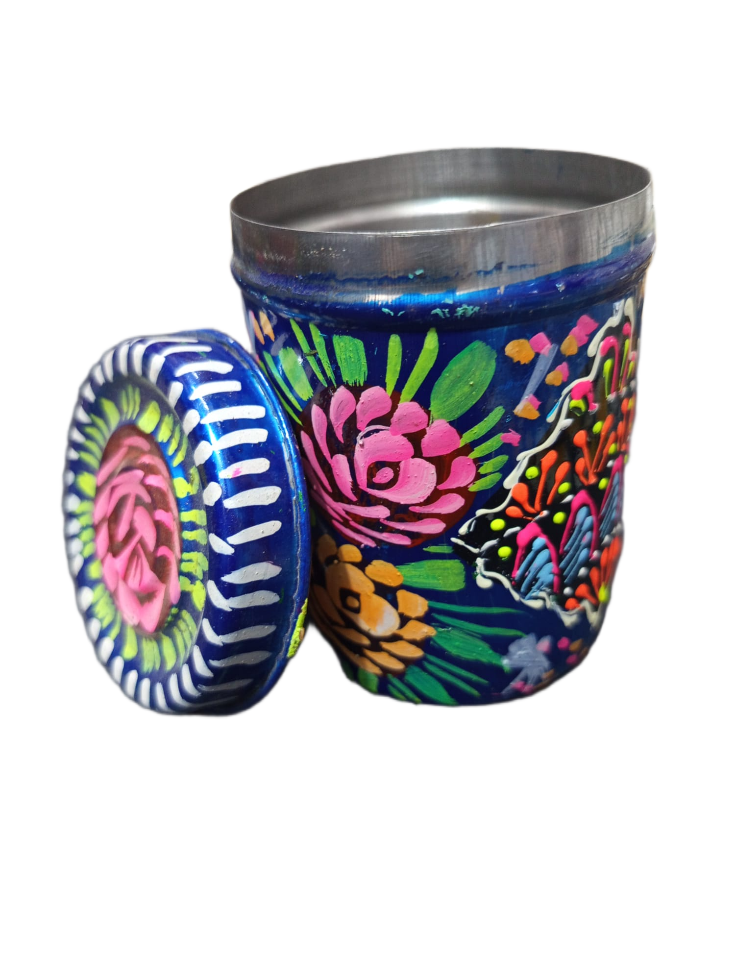 Truck Art Masala Box – Traditional Pakistani Spice Storage (H-4.5 Inch) - Image 7
