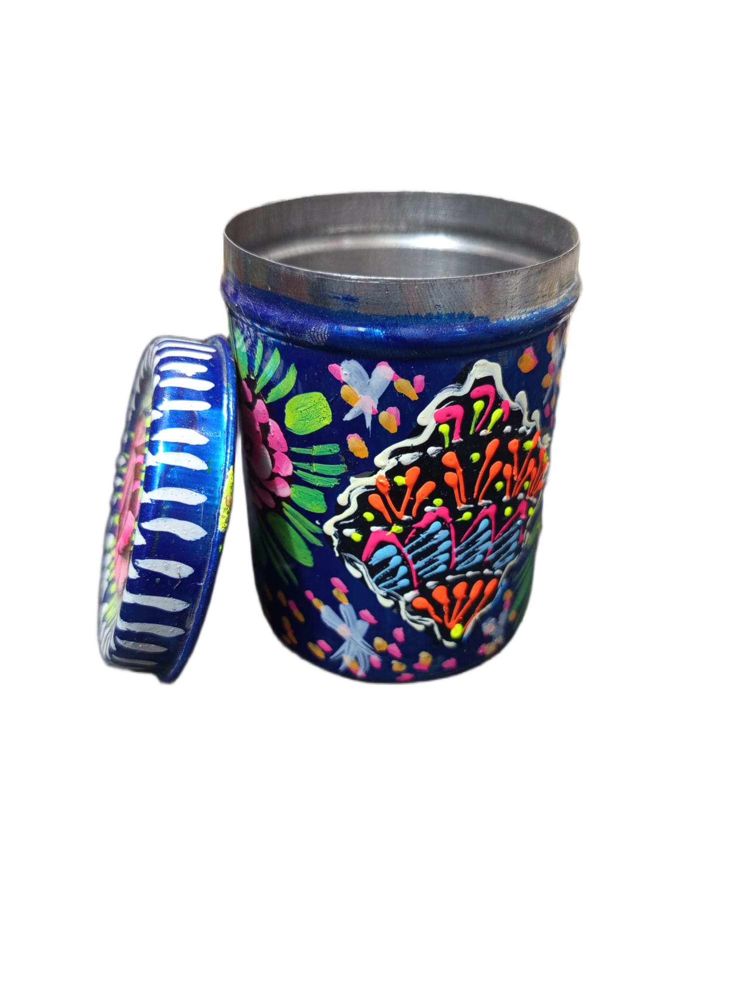 Truck Art Masala Box – Traditional Pakistani Spice Storage (H-4.7 Inch) - Image 7